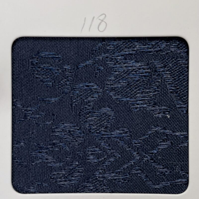 Navy Floral Jacquard